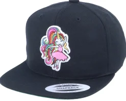 Snapback-Unicorns Kids Unicorn Ballerina Black Snapback -