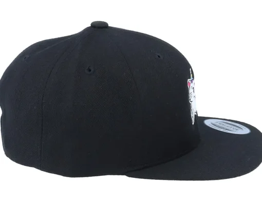 Snapback-Unicorns Kids Unicorn Kitty Black Snapback -