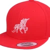 Snapback | Kids-Unicorns Kids Unicorn Zentangle Red Snapback -