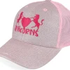 Trucker-Unicorns Kids Heart Glitter/ Trucker - Pink
