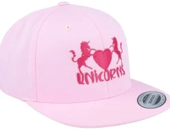 Snapback | Kids-Unicorns Kids Heart Pink Snapback -