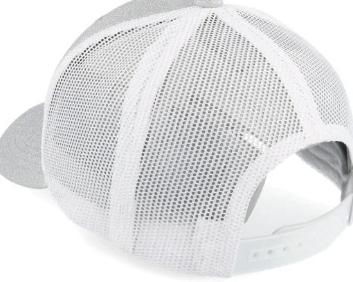 Clearance Unicorns Kids Heart Silver Glitter/White Trucker - Grey