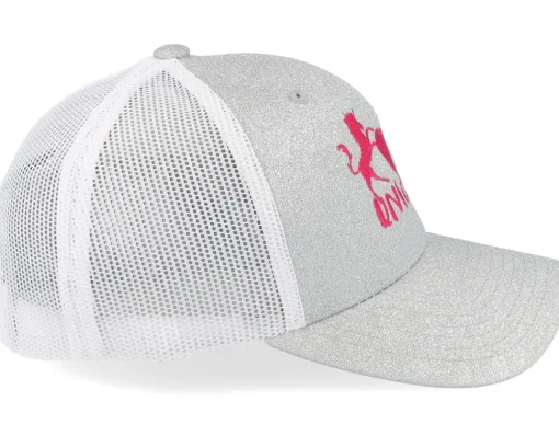 Clearance Unicorns Kids Heart Silver Glitter/White Trucker - Grey
