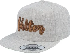 Snapback-Kiddo Cap Kids Valter Engraved Patch Heather Snapback - Grey