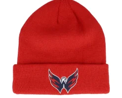 New Outerstuff Kids Washington Capitals Knit Beanie Cuff - Red