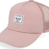 Trucker-Herschel Kids Whaler Cotton Mesh Cap Ash Rose A-Frame Trucker -
