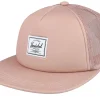 Kids-Herschel Kids Whaler Mesh Cap Ash Rose Trucker -