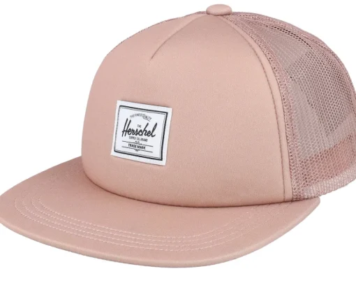 Kids-Herschel Kids Whaler Mesh Cap Ash Rose Trucker -