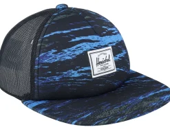 Trucker-Herschel Kids Whaler Mesh Cap Dune Waves Trucker -
