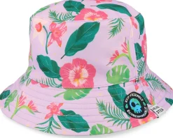 Buckets-Headster Kids Wild Hibiscus Pink Hat Bucket -