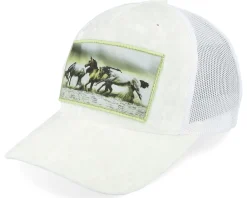 Trucker | Kids-Calza Pennello Kids Wild Horses Velvet Trucker - White