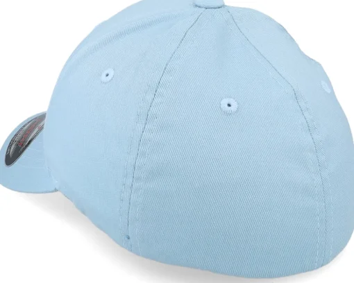 Kids-Flexfit Kids Wooly Combed Carolina - Blue