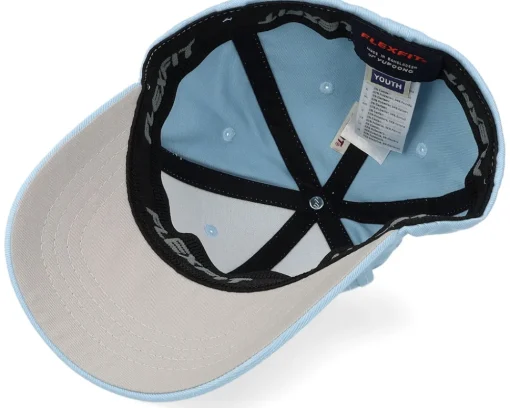 Kids-Flexfit Kids Wooly Combed Carolina - Blue