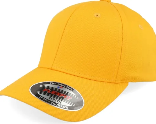 Kids-Flexfit Kids Wooly Combed Gold -