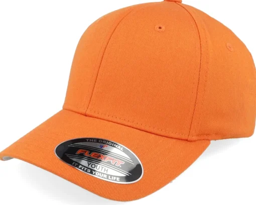Blanks-Flexfit Kids Wooly Combed Orange -