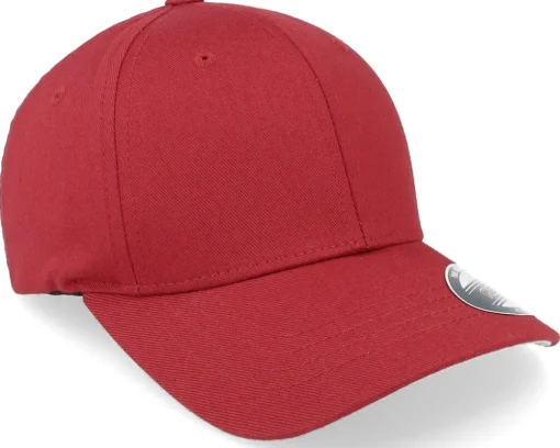 Flexfit | Blanks-Flexfit Kids Wooly Combed Rose Brown - Red
