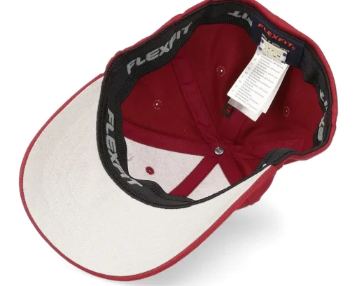 Flexfit | Blanks-Flexfit Kids Wooly Combed Rose Brown - Red