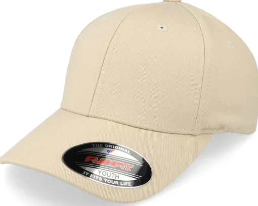 Flexfit | Blanks-Flexfit Kids Wooly Combed Rose Brown - Red
