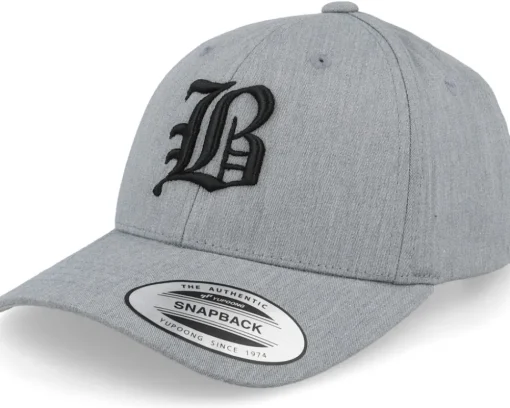 Adjustable-Kiddo Cap Kids Y Letter 3d Heather Adjustable - Grey