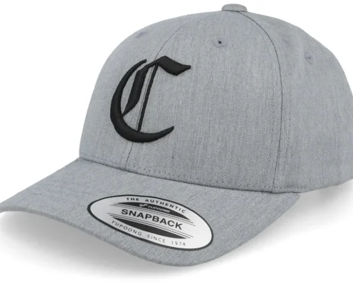 Adjustable-Kiddo Cap Kids Y Letter 3d Heather Adjustable - Grey