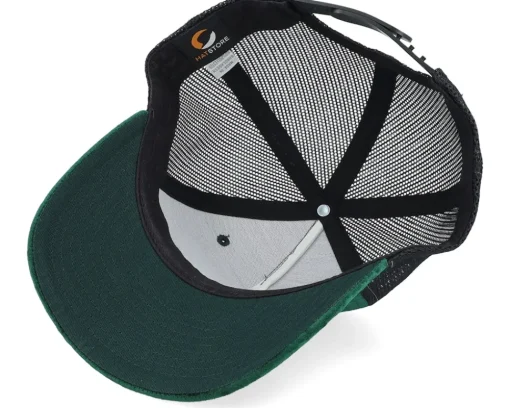Trucker | Velvet Caps-Iconic Kids Youth Cabriolet Party Velvet /Black - Green