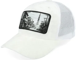 Trucker | Velvet Caps-Public Domain Kids Youth Japan Velvet /Black Trucker - Green