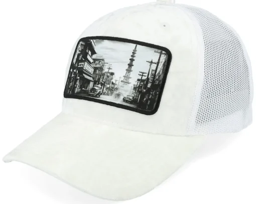 Trucker | Velvet Caps-Public Domain Kids Youth Japan Velvet /Black Trucker - Green