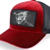 Velvet Caps-Scenes Killer Freddy Velvet Red/Black A-frame Trucker -