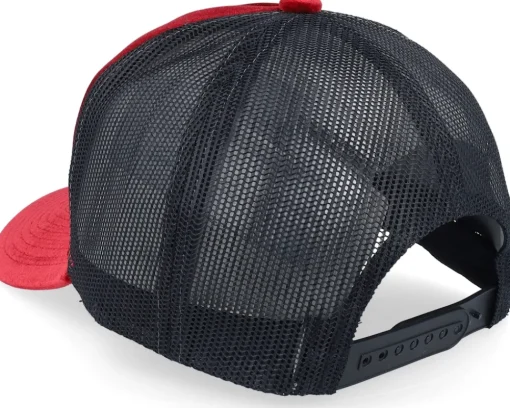 Velvet Caps-Scenes Killer Freddy Velvet Red/Black A-frame Trucker -