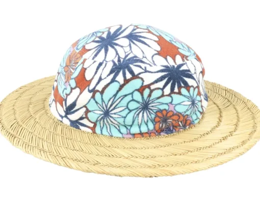 Discount Brixton King Tan/Kaleiodscope Eye Sun Hat -