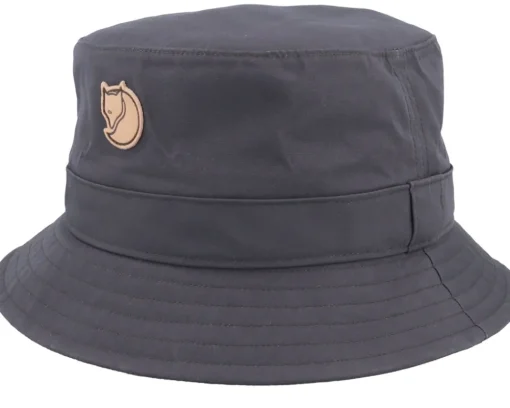 Outlet Fjällräven Kiruna Hat Dark Grey Bucket -