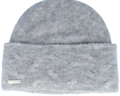 Best Seeberger Knit Toque Smoke Gray Cuff -