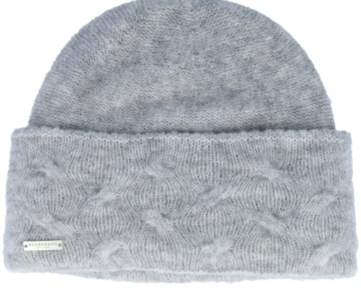 Best Seeberger Knit Toque Smoke Gray Cuff -