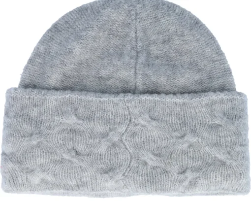 Best Seeberger Knit Toque Smoke Gray Cuff -