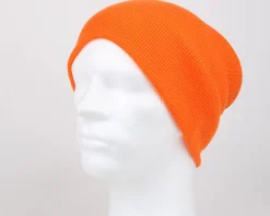 Cuff Beanies-Beechfield Knitted Beanie - Beanie Basic - Orange