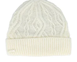 Knitted Beanies-Seeberger Knitted beanie White Cuff -