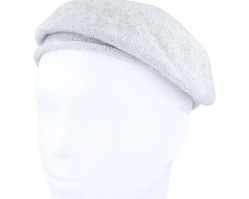 New Seeberger Knitted Smoke Beret Beanie - Grey