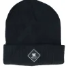 Skate-DC Label Beanie Black Cuff -