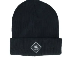 Skate-DC Label Beanie Black Cuff -