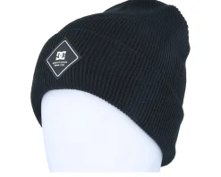 Skate-DC Label Beanie Black Cuff -