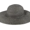 Online Stetson Ladies Toyo Black/Grey Sun Hat -
