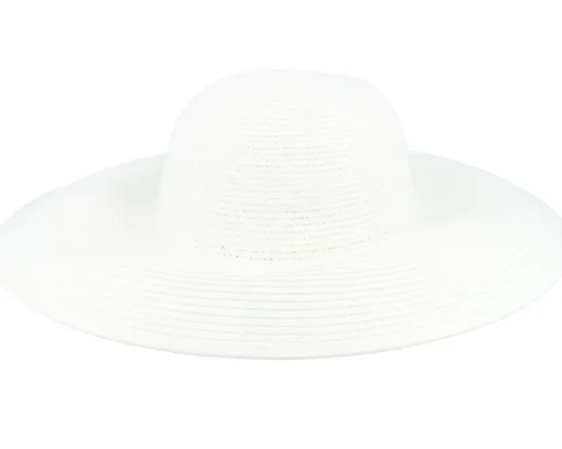Sun Hat-Stetson Ladies Toyo White Sun Hat -
