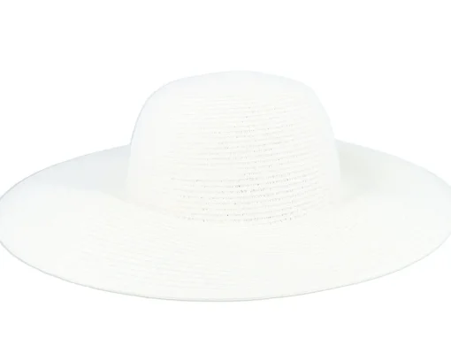 Sun Hat-Stetson Ladies Toyo White Sun Hat -