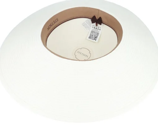 Sun Hat-Stetson Ladies Toyo White Sun Hat -