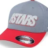 Motor-Alpinestars Lanes Hat Charcoal/Red Flexfit -