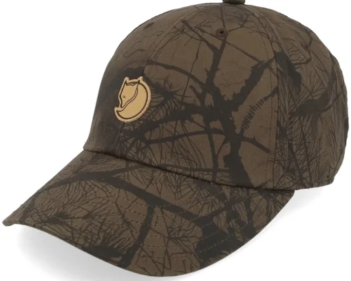 Online Fjällräven Lappland Camo Cap Dark Olive Adjustable - Brown