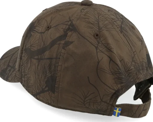 Online Fjällräven Lappland Camo Cap Dark Olive Adjustable - Brown