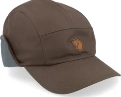 Earflap-Fjällräven Lappland Pintail Cap Dark Olive 5-Panel Ear Flap -