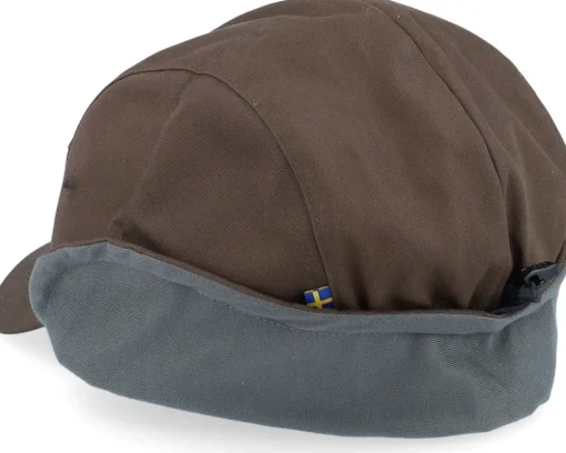 Earflap-Fjällräven Lappland Pintail Cap Dark Olive 5-Panel Ear Flap -