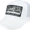 Trucker-Public Domain Last Supper Velvet Trucker - White